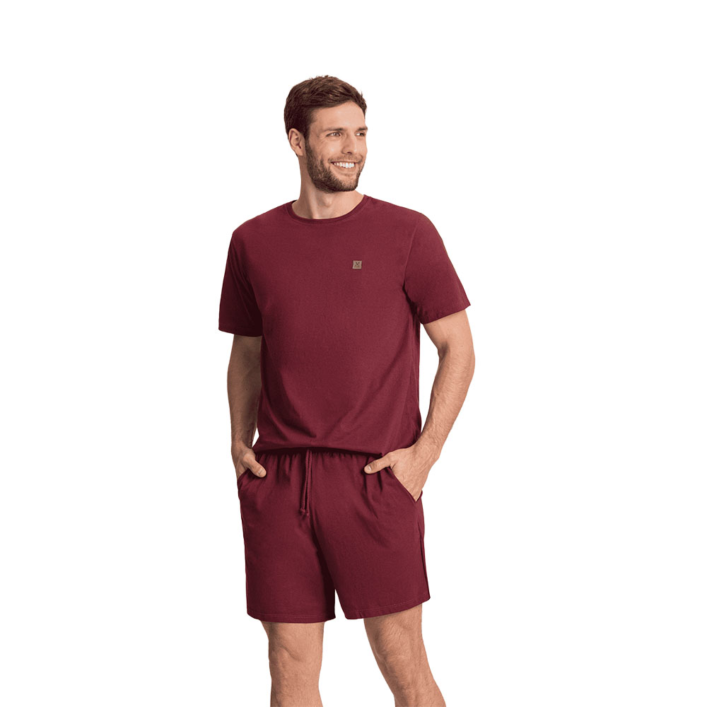 PIJAMA VINHO MC 1